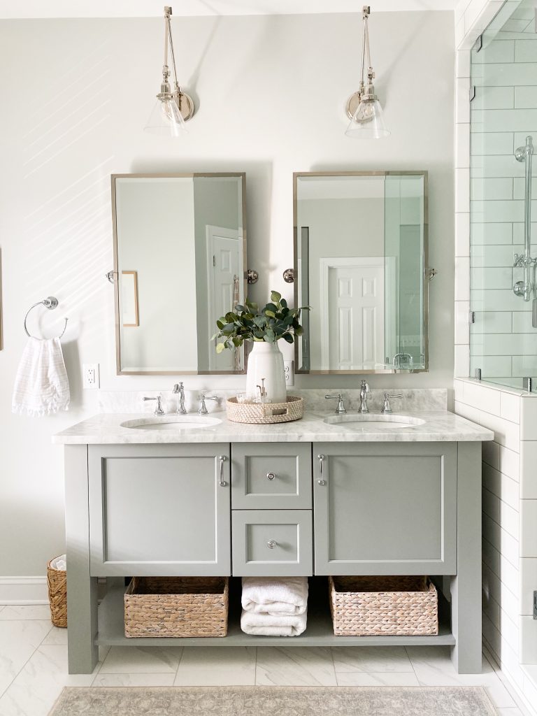 Gray Bathroom vanity