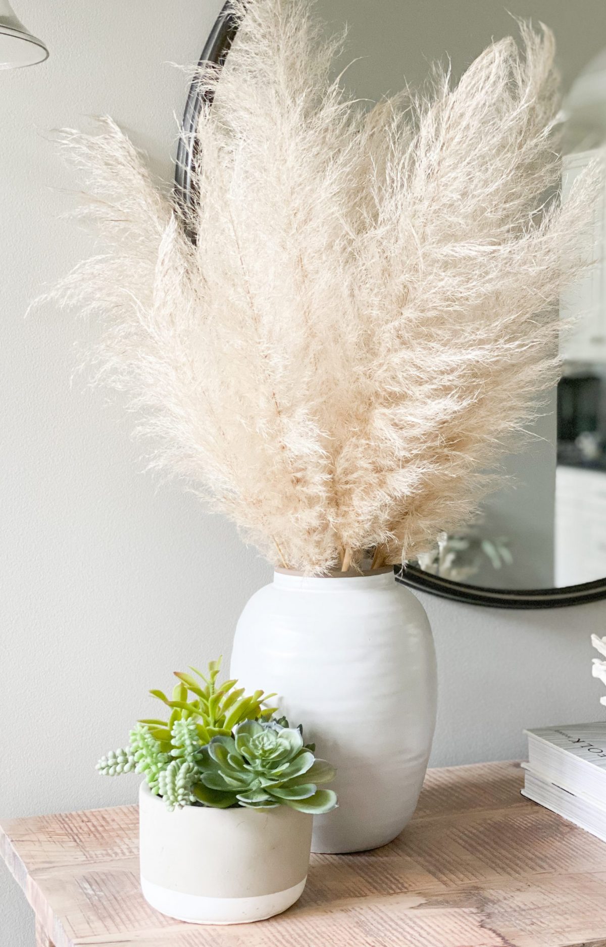 Preserved Pampas Grass, Black - Terrain