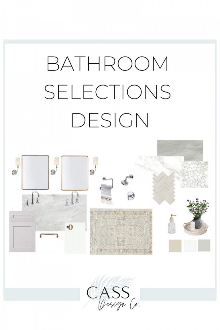 E-Design Update: New Build Bathroom Selections