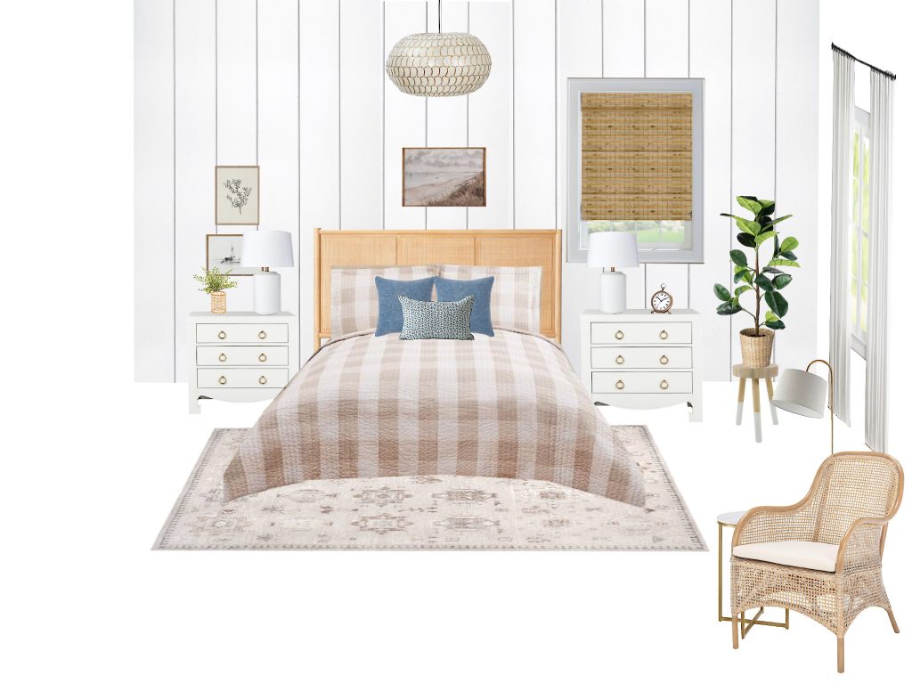 Coastal Guest Bedroom Design