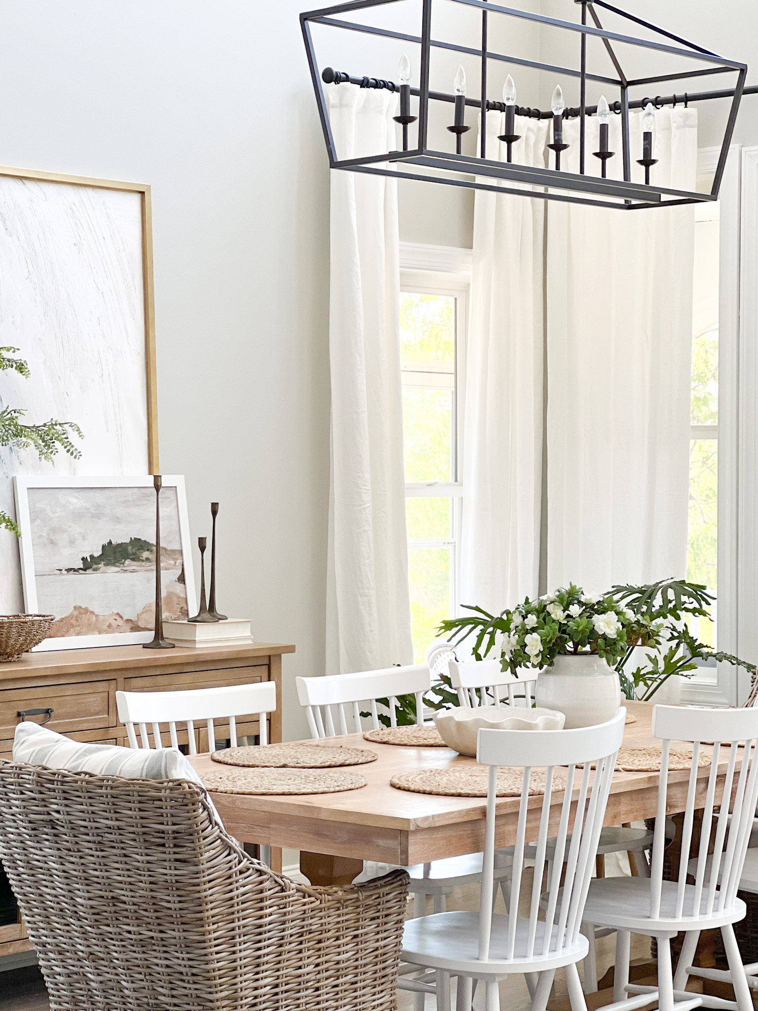 coastal dining room decor 