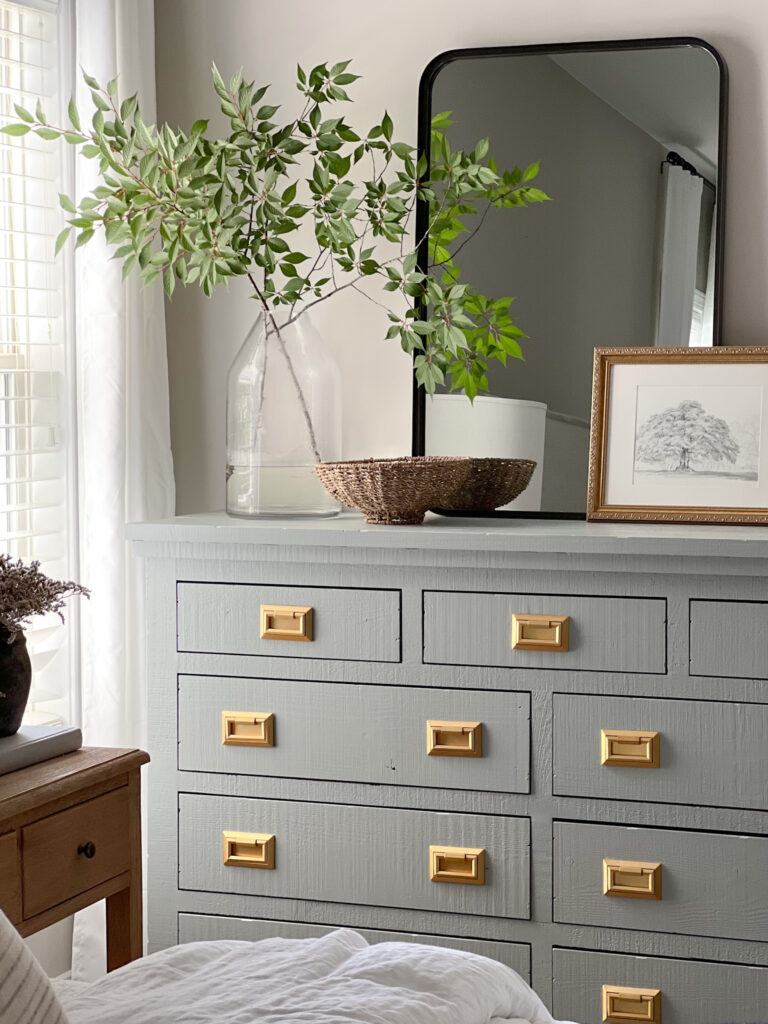 how to refinish a dresser