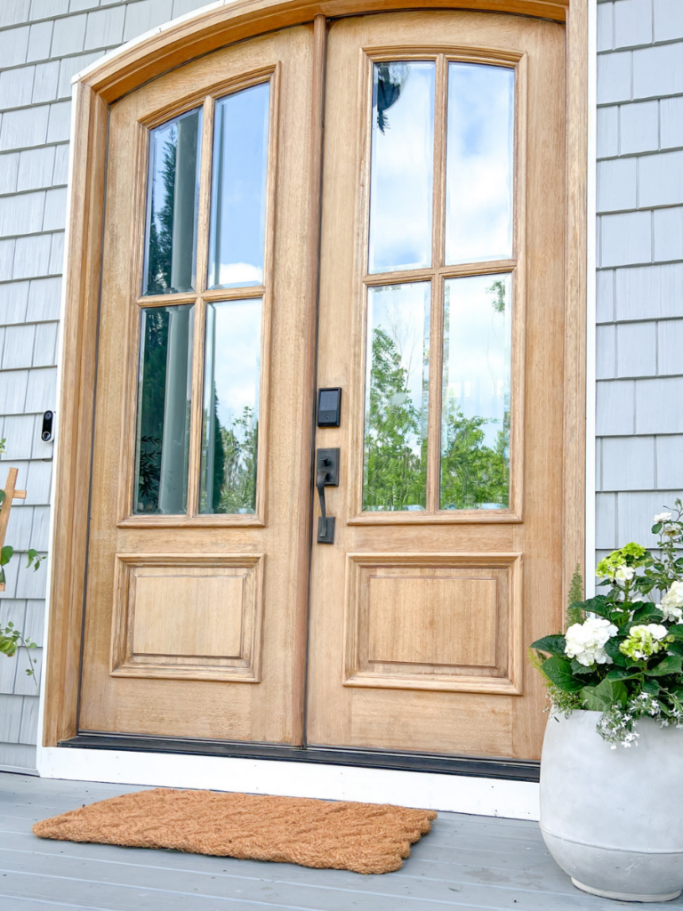 arch wood doors