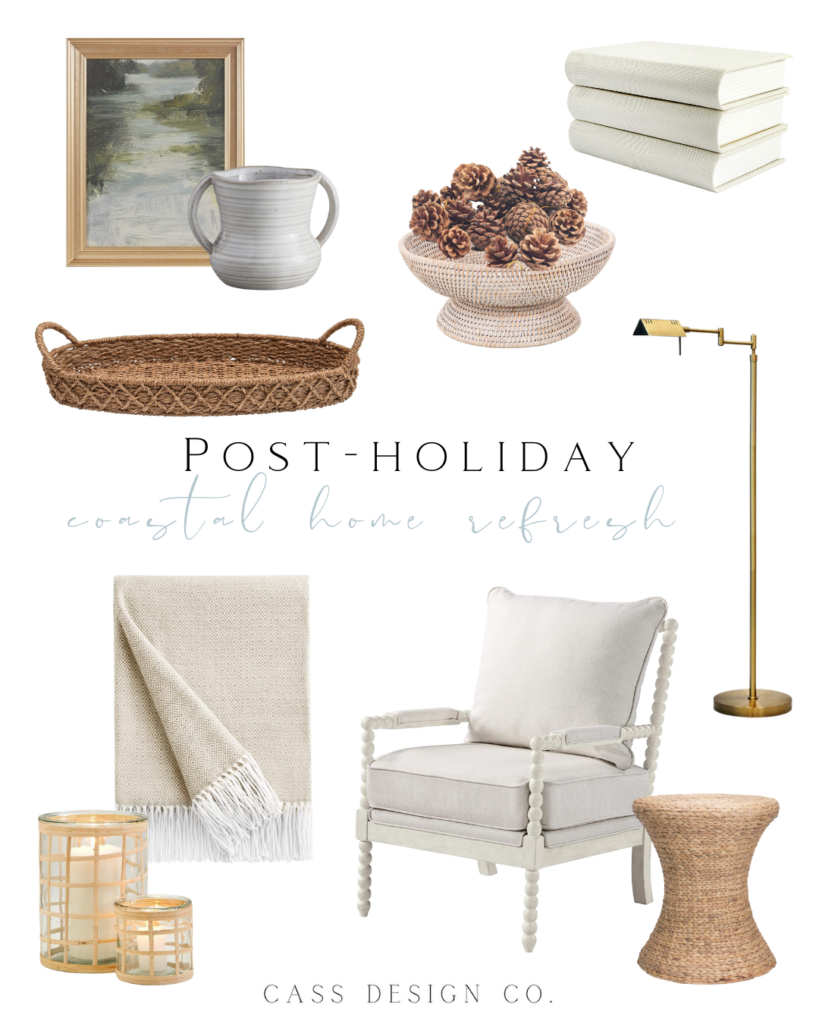 Post Holiday Coastal Home Decor