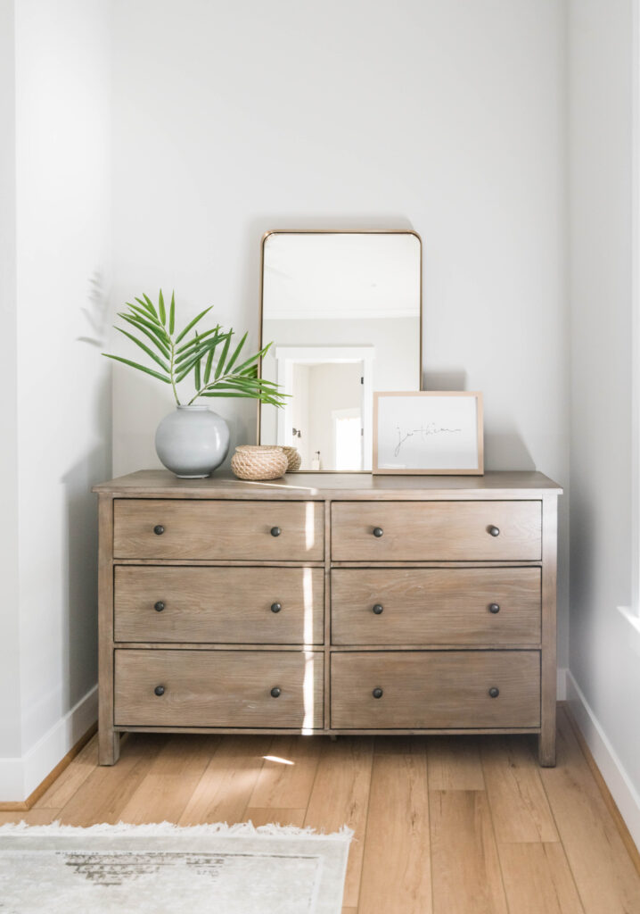 Dresser with Coastal decor