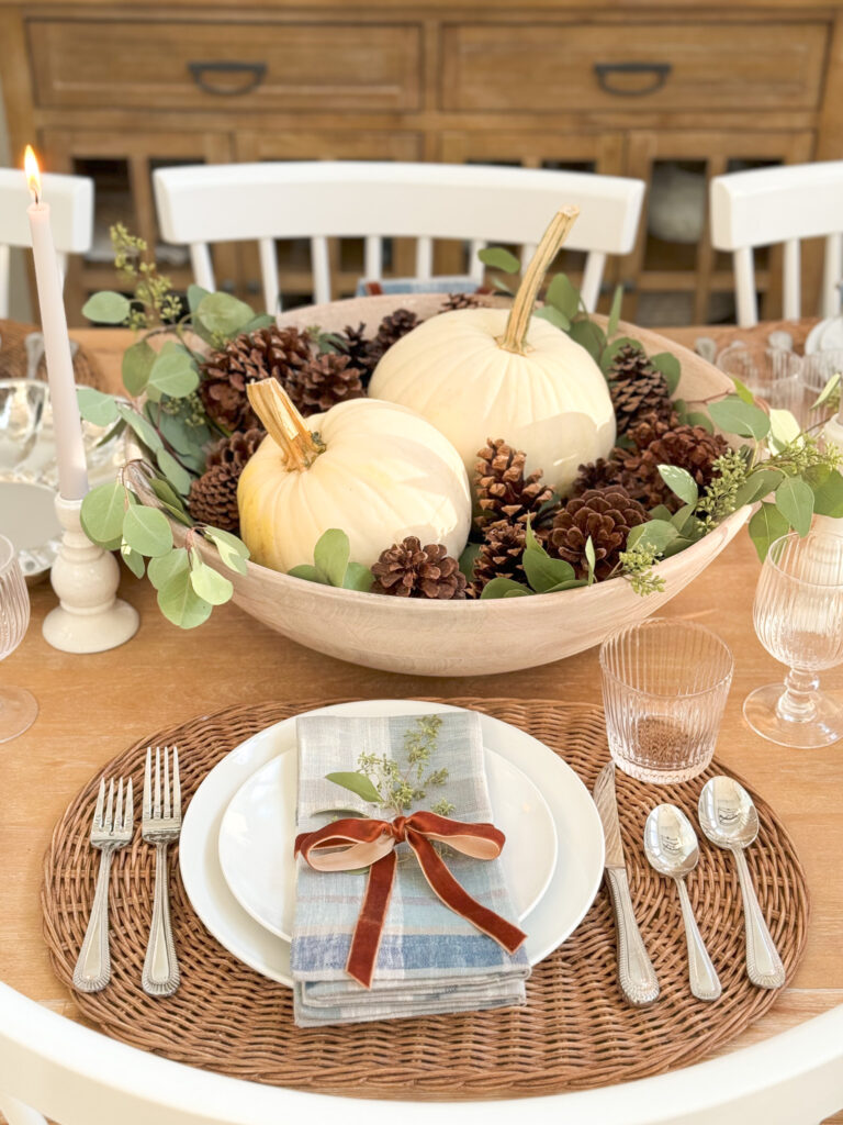 fall table centerpiece